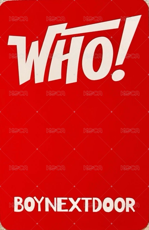 WHO! 楠藝 幸運卡 2 背面