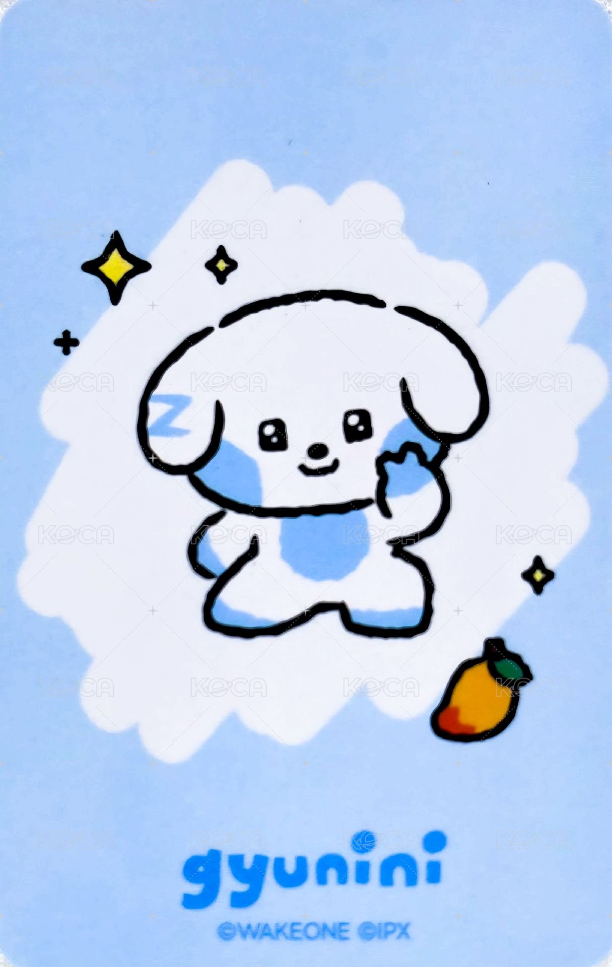 zeroni 周邊卡 18cm 娃卡 背面