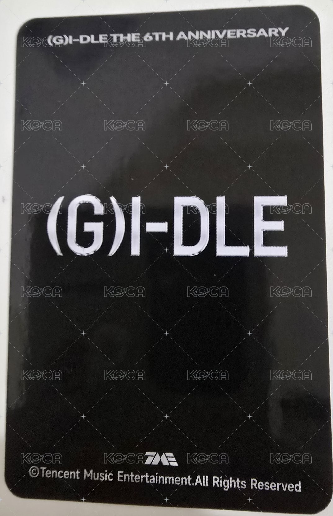 正規二 QQ音樂 星光卡  背面