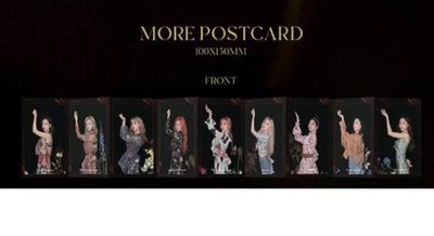 TWICE more&more摺頁明信片