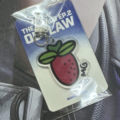 旼琦 OUTLAW MINIRECORD Luckydraw 鑰匙圈吊飾 