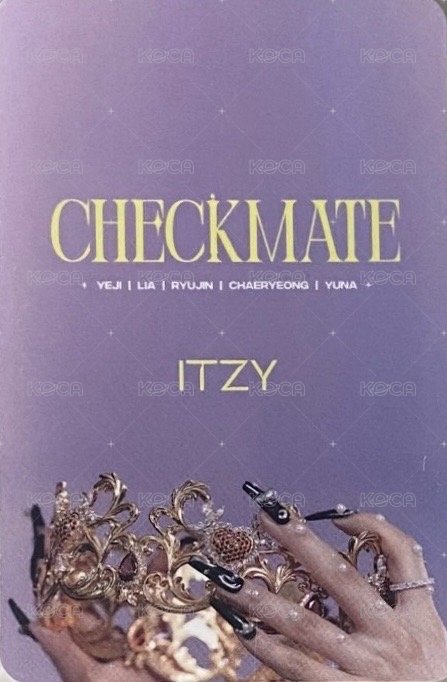 CHECKMATE 新那拉 預售 特典卡  背面