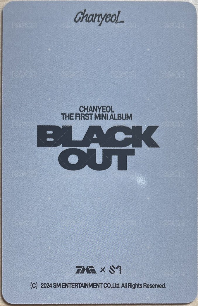 Black Out 星光卡 一星 背面