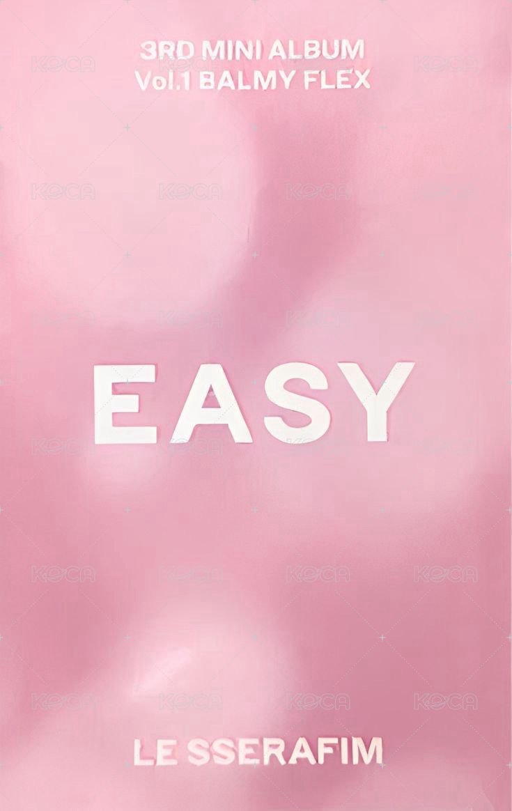 EASY 專輯卡 Vol.1 專卡 背面