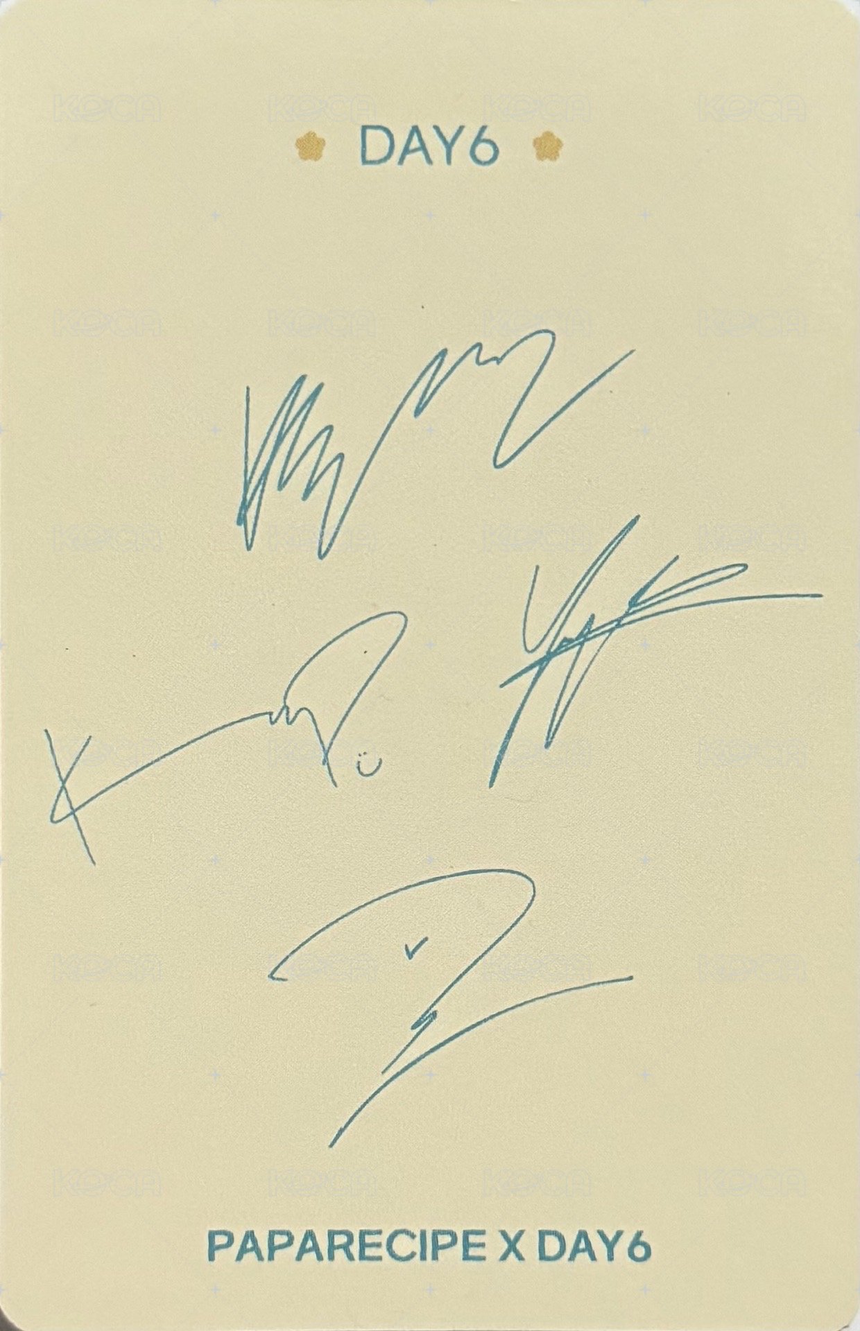 代言卡 Papa recipe 3.0 團卡 背面