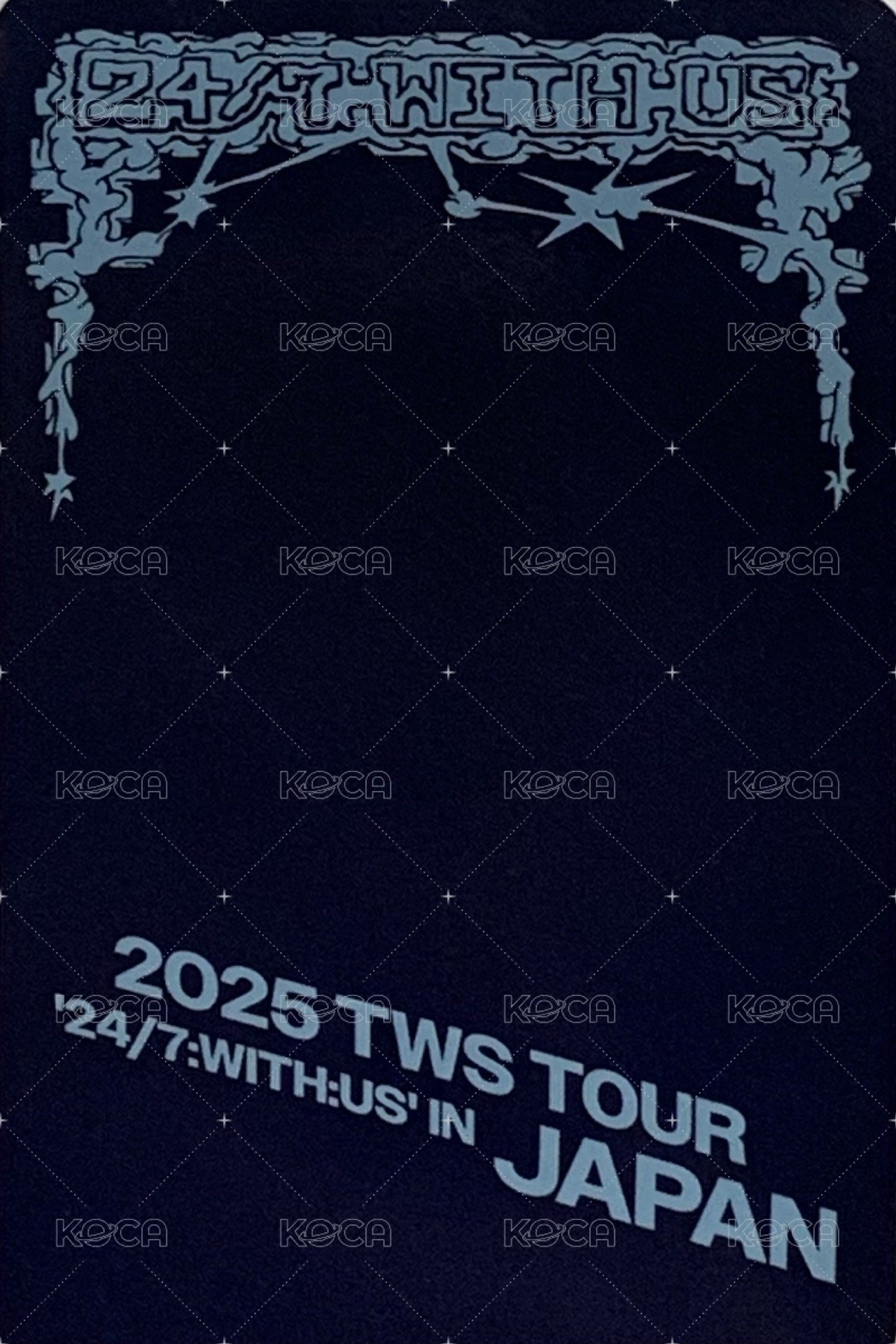 25 日巡 入場卡 / 場限卡 粽卡 背面