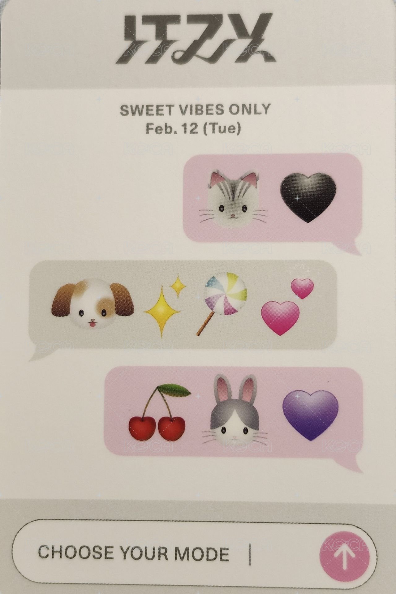 GOLD 專輯卡 phone box ver 背面