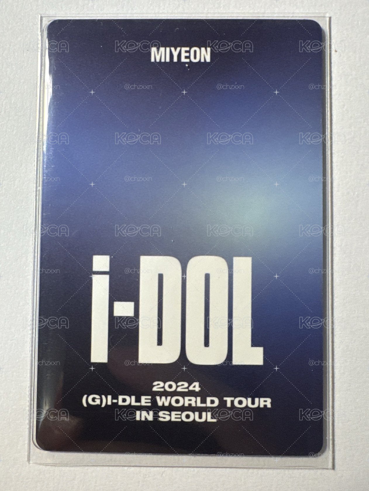 i-dle 薇娟 2024世巡DVD固配小卡