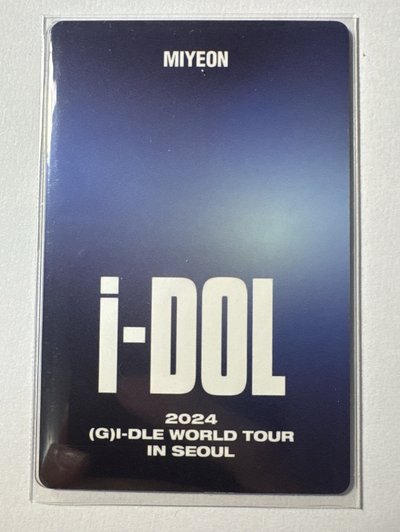 i-dle 薇娟 2024世巡DVD固配小卡