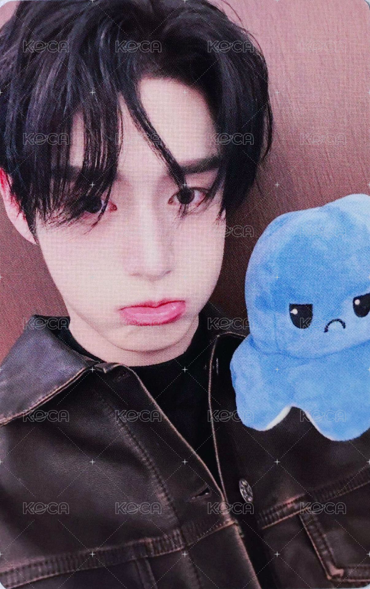 迷五 yzy 1.0 簽售卡 憤怒章魚 正面