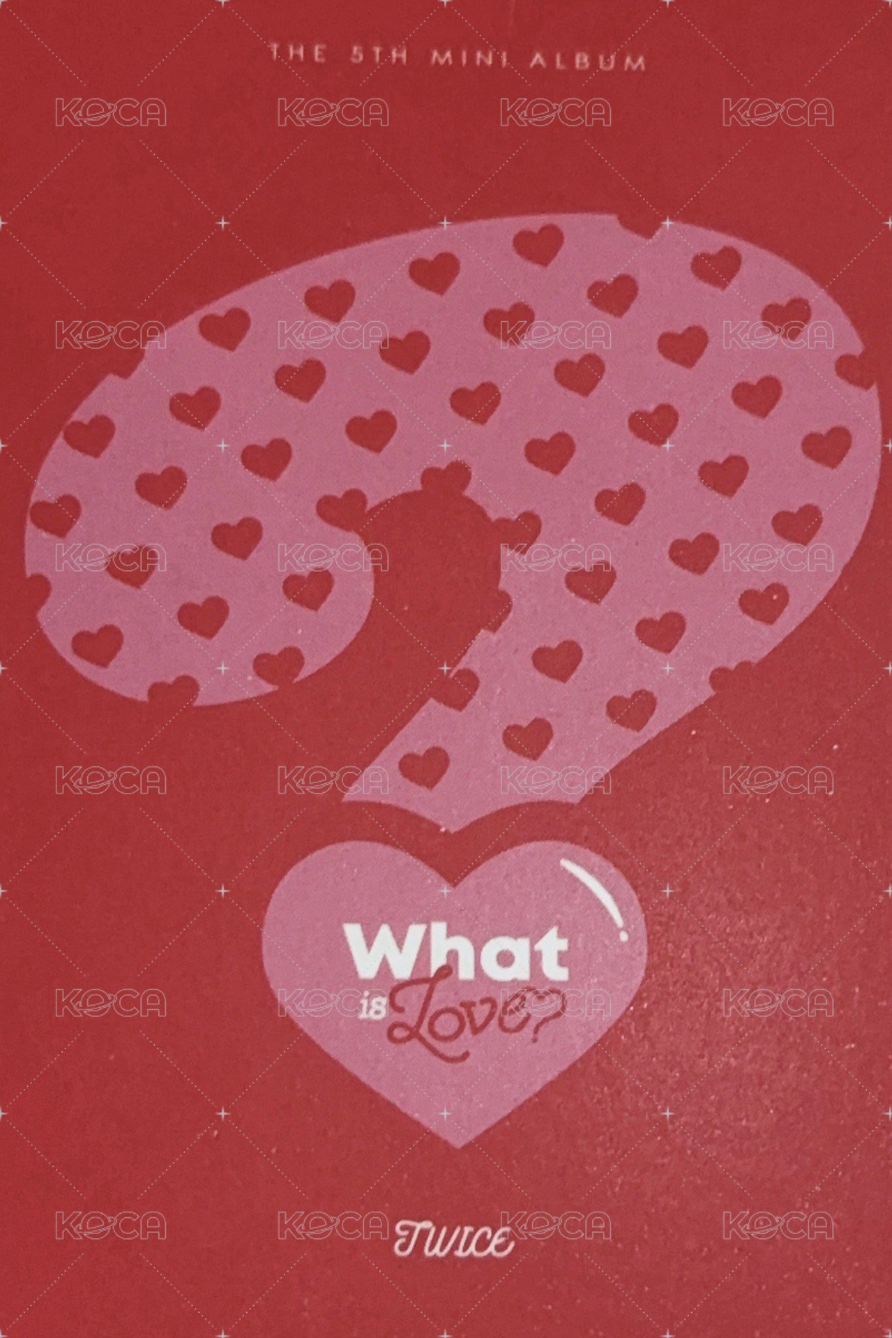 What is Love? 專輯卡  背面