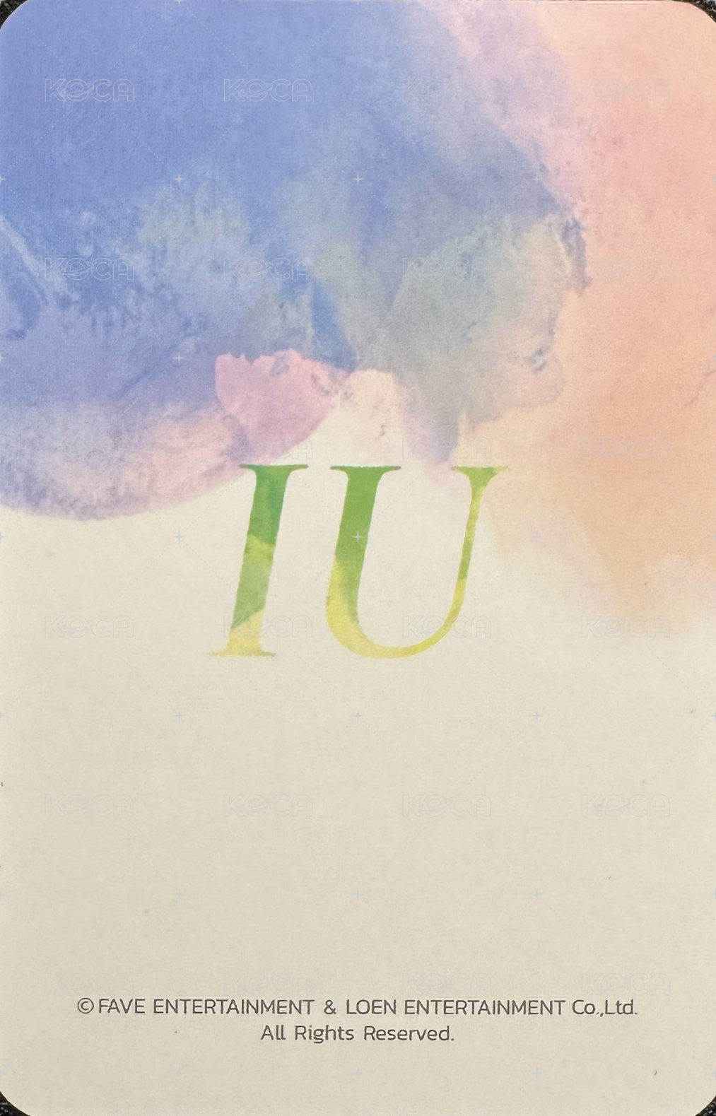 18’年曆 年曆卡  背面