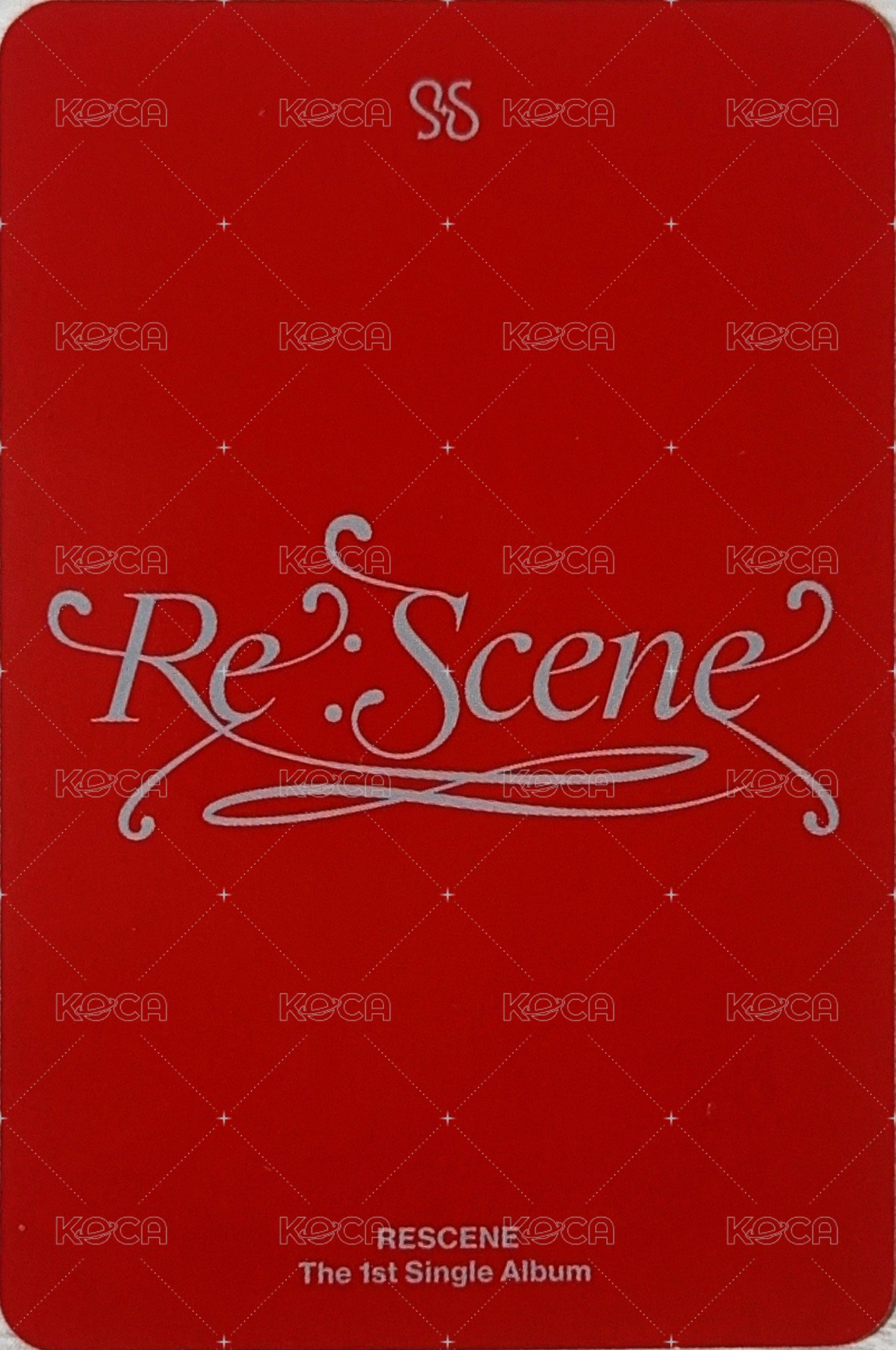 Re:Scene PB專紅版 專輯卡  背面