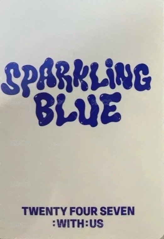 Sparkling Blue br 簽售卡  背面