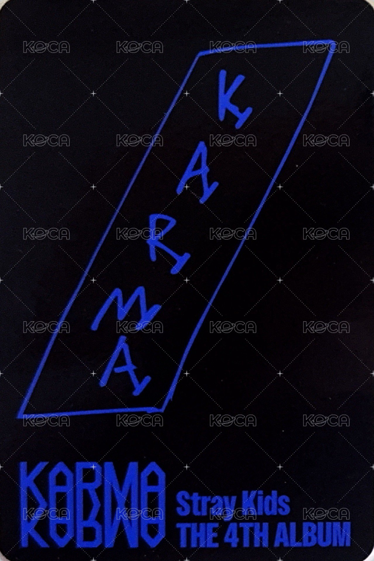 KARMA 專輯卡 Karma ver. 背面