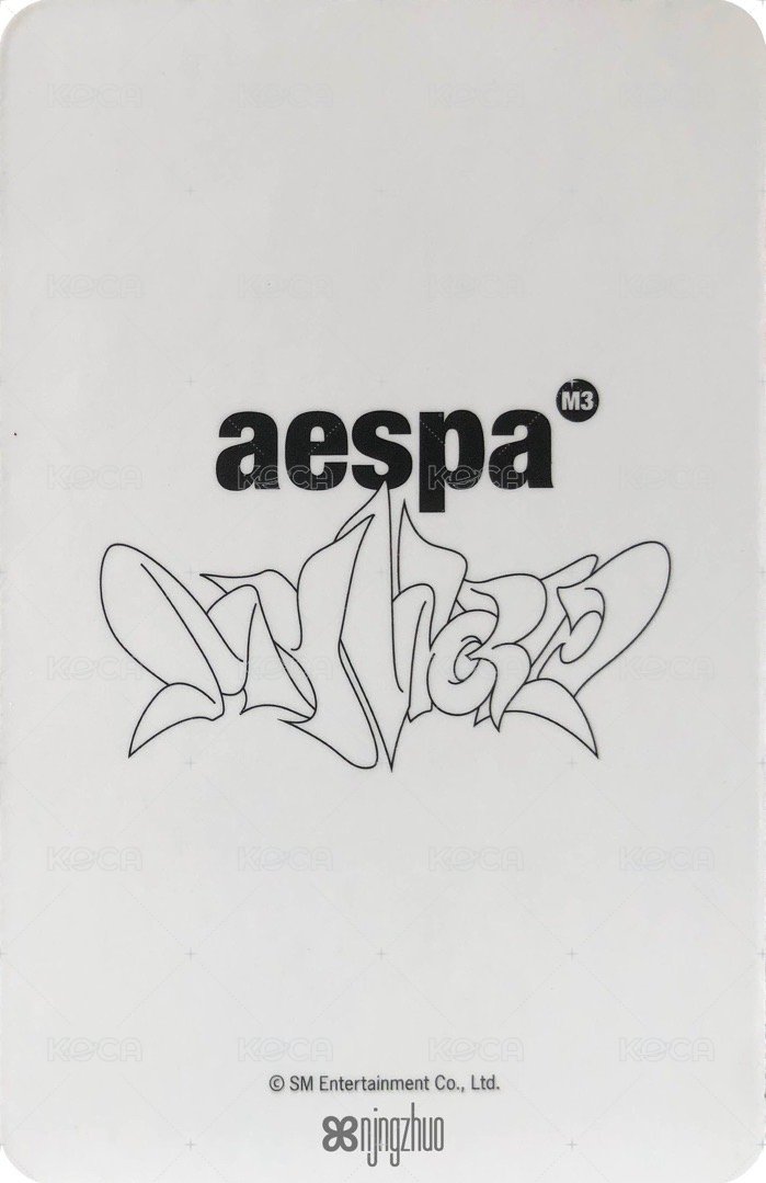 MY WORLD hottracks 特典卡 教保特典寧 背面