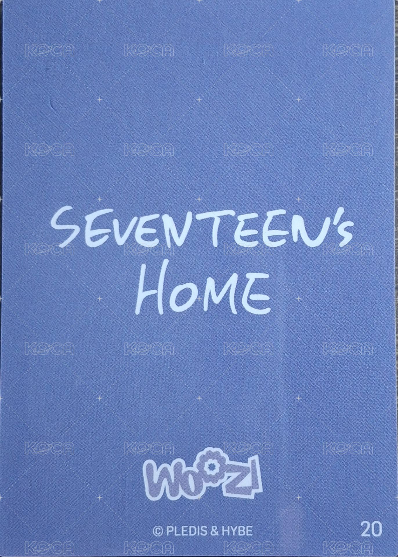 24‘HOME 隨機卡  背面