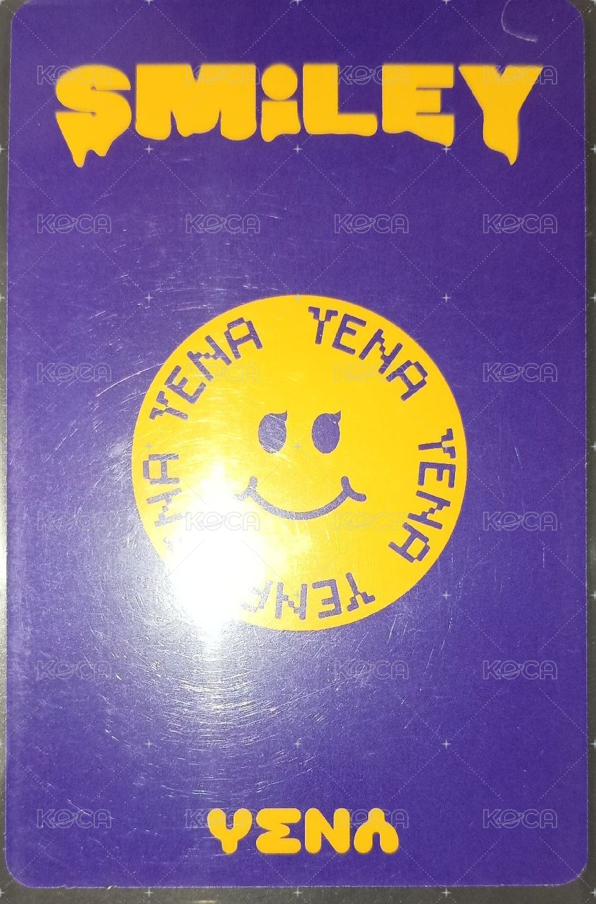 SMiLEY 專輯卡 紫版閃卡 背面