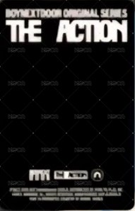 The Action General market 單封 特典卡  背面