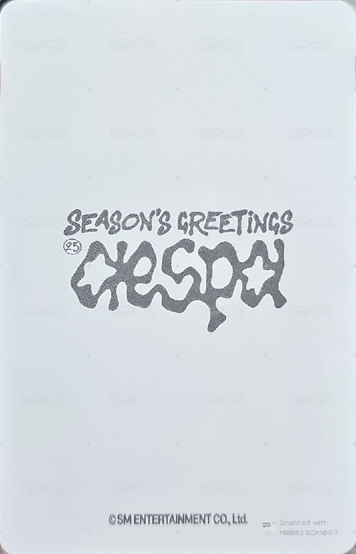 2025年曆 隨機卡 後續 B版柚 背面