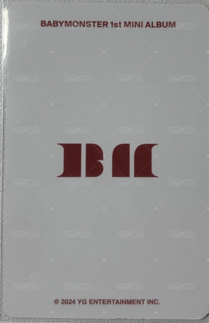 24 玫瑰日 yg 幸運卡 ver.B 背面