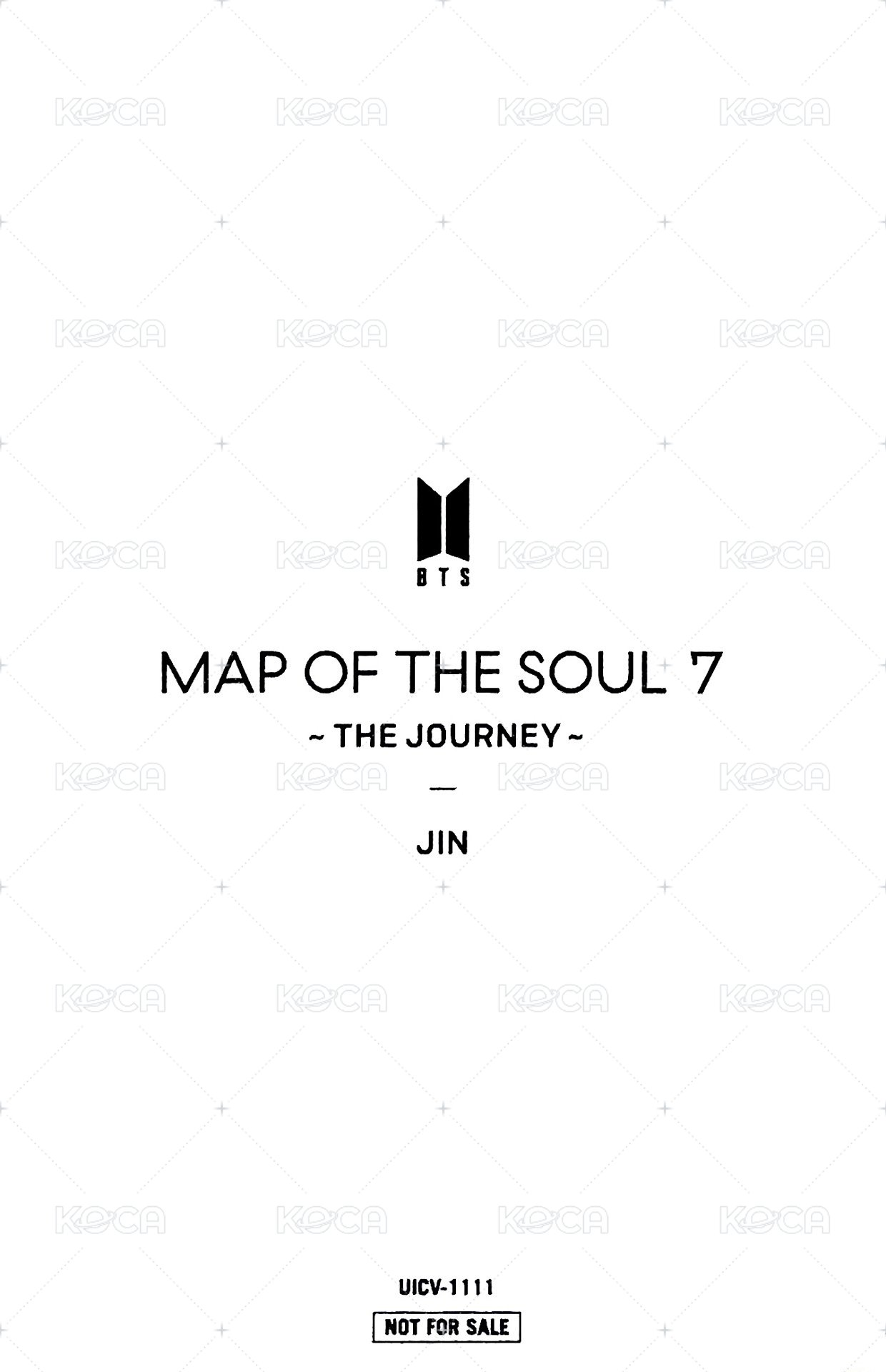 MOTS7日專 專輯卡 通常盤 背面