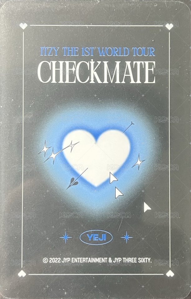 CHECKMATE 世巡 周邊卡  背面