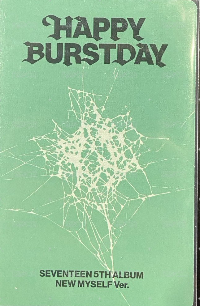 正五 專輯卡 正規五 NEW MYSELF Ver. 背面