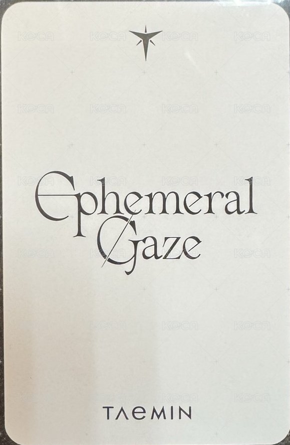 Ephemeral Gaze  周邊卡 球衣卡 背面