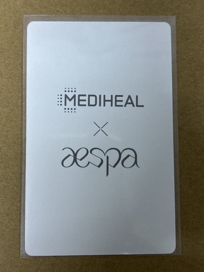aespa Karina 柚子 代言卡 mediheal1.0柚