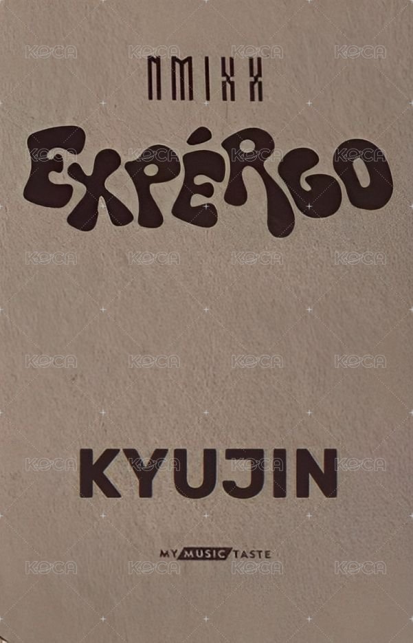 expérgo mmt 預售 特典卡  背面