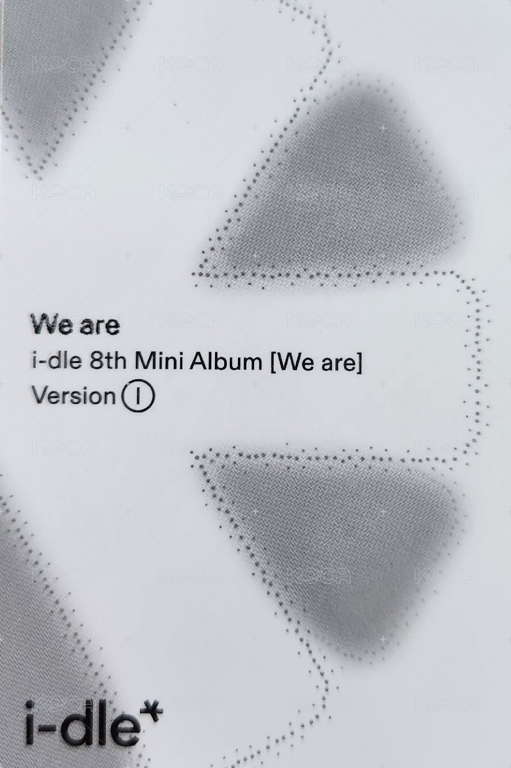 We are 專輯卡 I ver. 背面