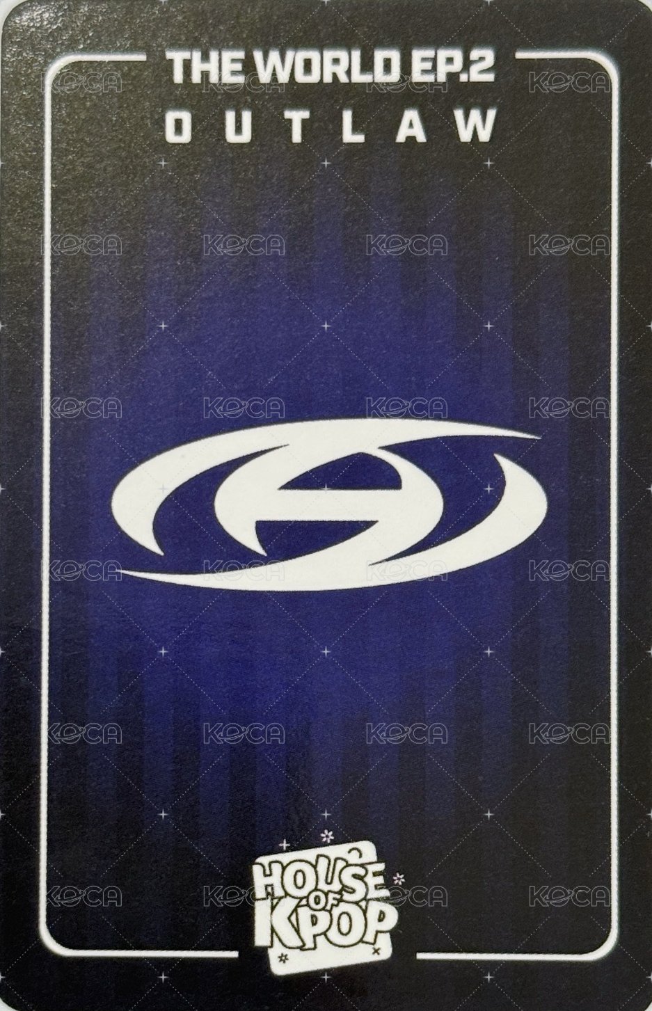 Outlaw House Of Kpop 新加坡線下 簽售卡  背面