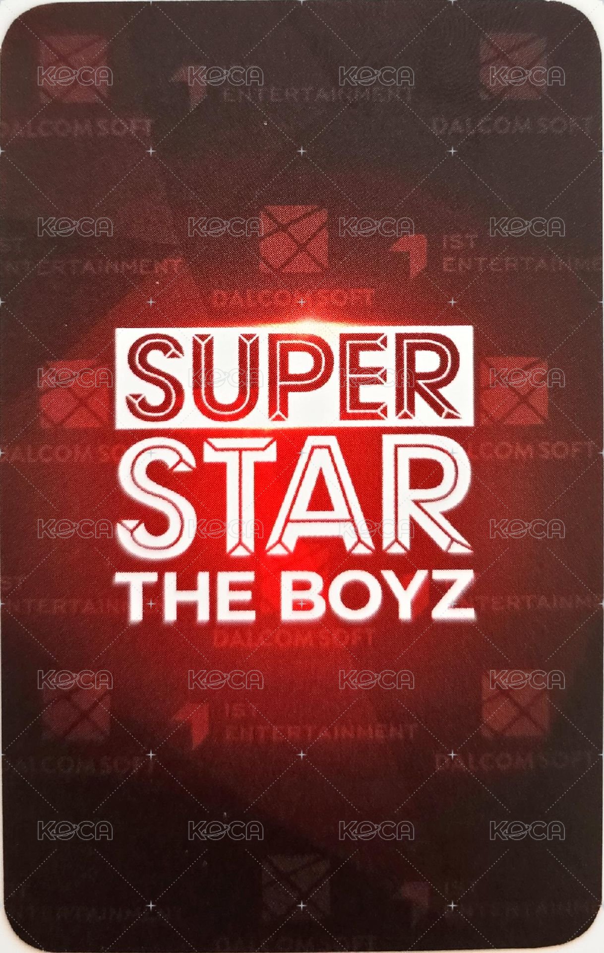 THE BOYZ WORLD TOUR : THE B-ZONE IN SEOUL ENCORE 任務卡 superstar event 背面