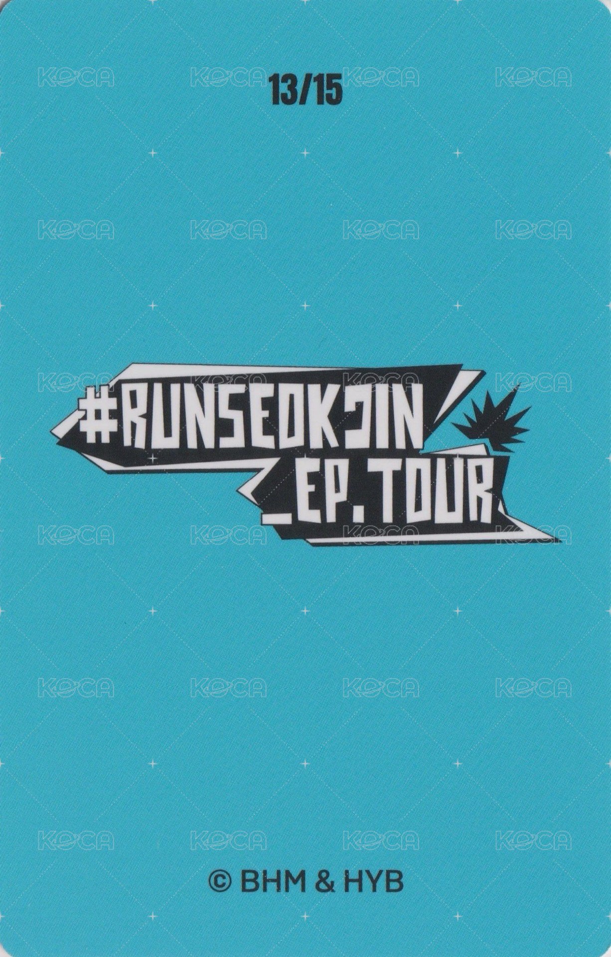 跑珍Tour 隨機卡 (13/15) 背面