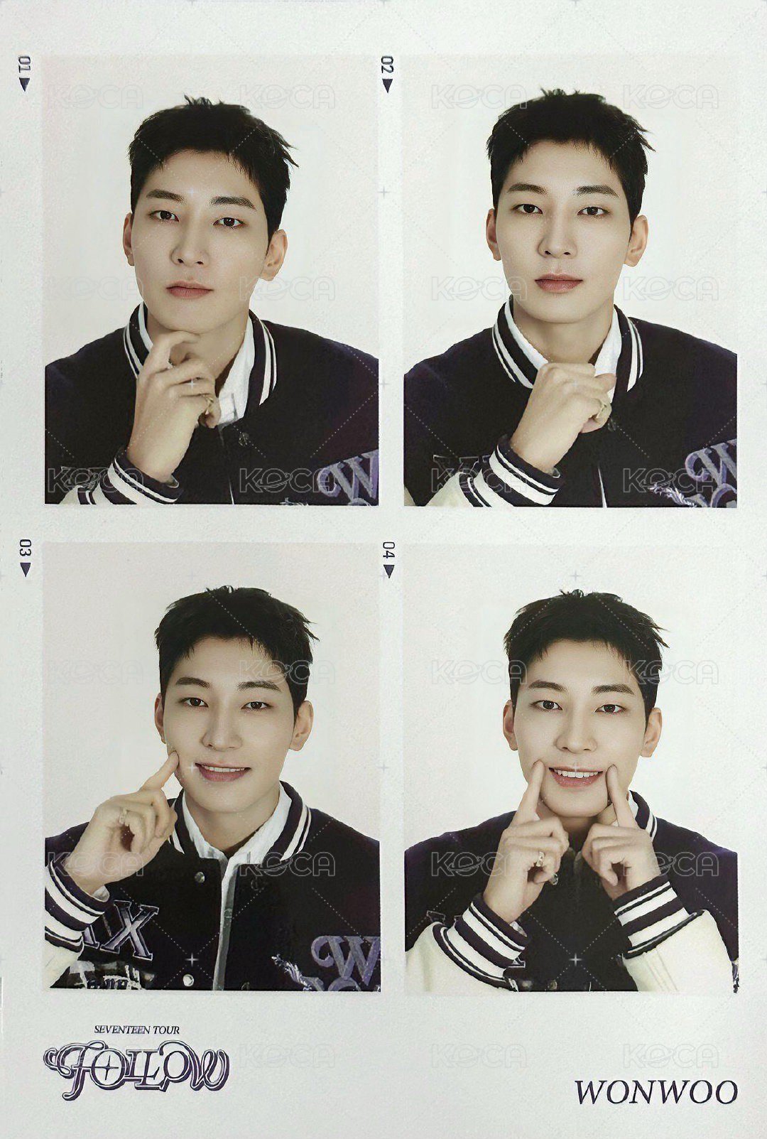 FOLLOW 明信片  正面