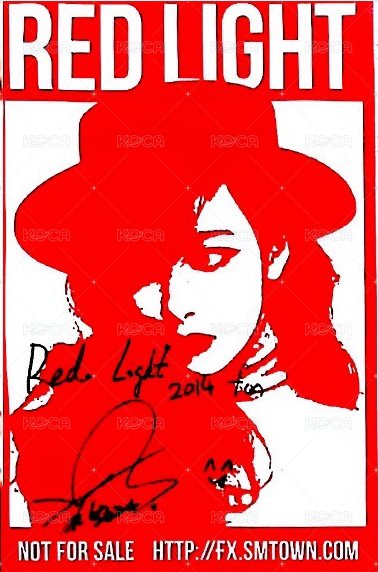 Red Light 專輯卡  背面