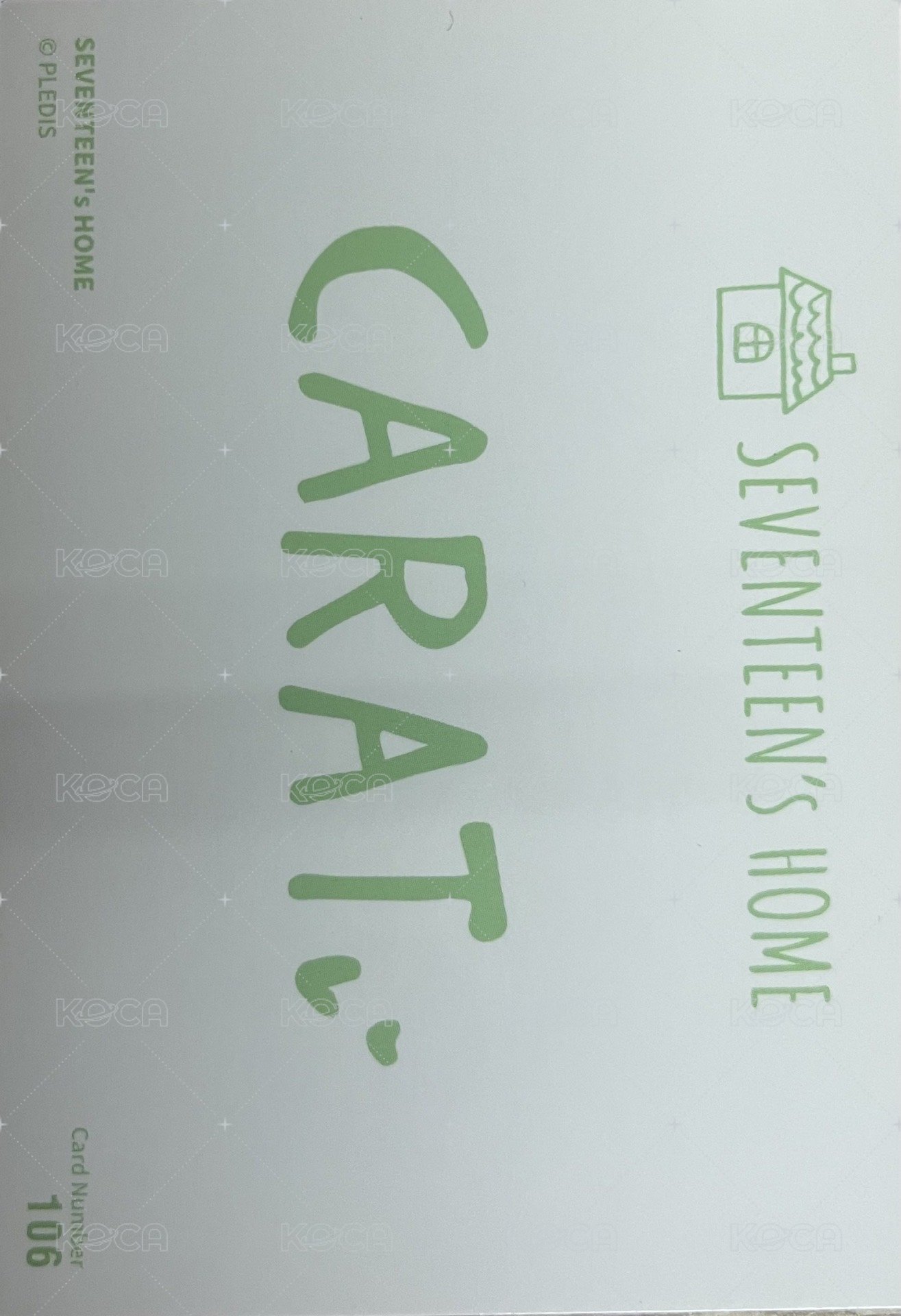 21’HOME 隨機卡  背面