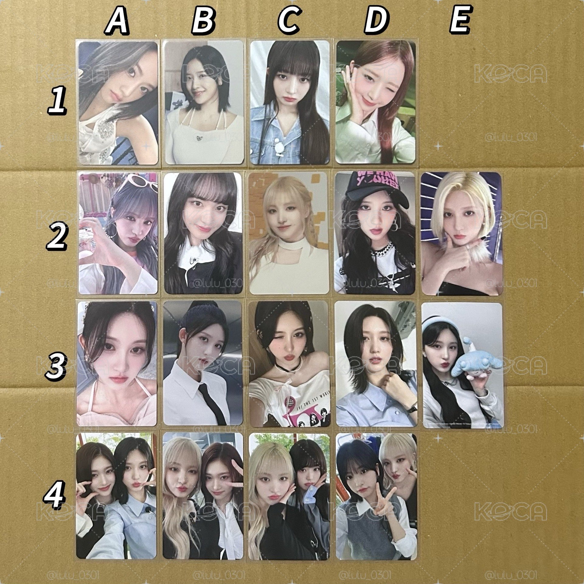 💙）ive 小卡 隨機卡 雙人卡 兪真 秋天 rei Liz 員瑛 李瑞