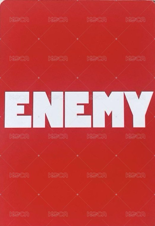 ENEMY 入場卡 / 場限卡 福岡 背面