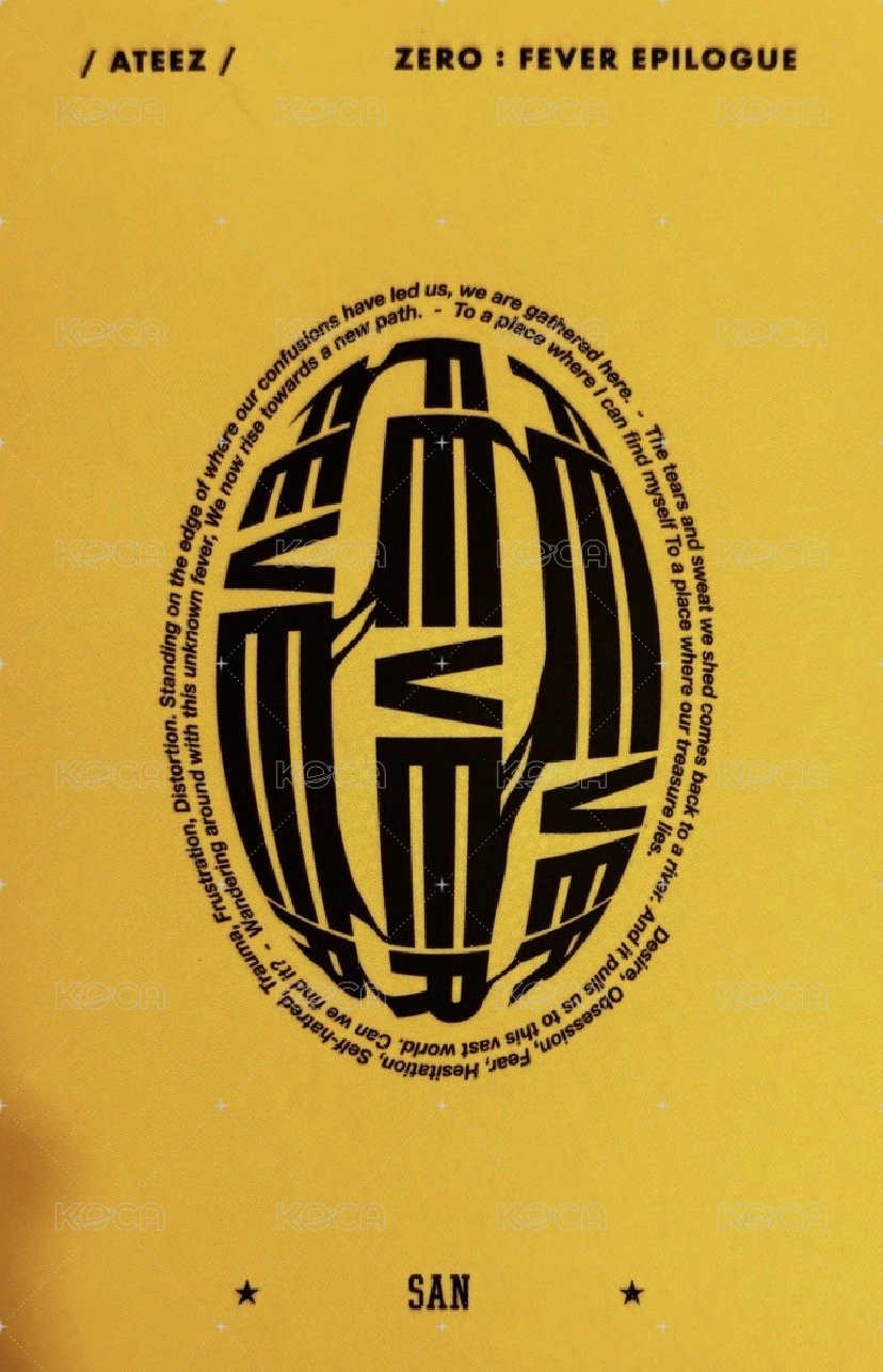 FEVER再版專 專輯卡 PLATFORM Z ver. 背面