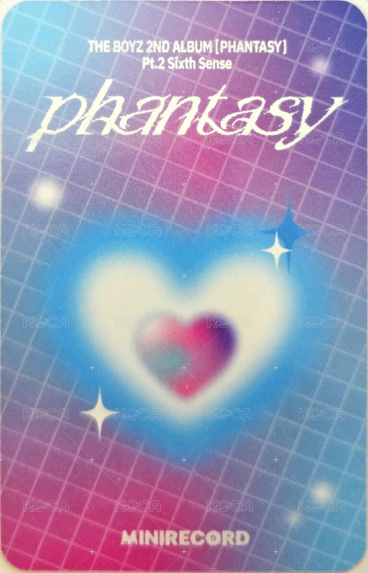 PHANTASY Pt.2 Sixth Sense MINIRECORD 1.0 幸運卡 못지나가요ver. 背面