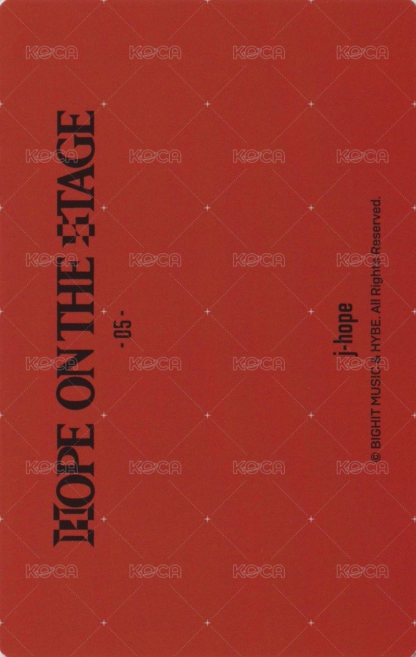 HOTS Tour 周邊卡 A版(5/6) 背面