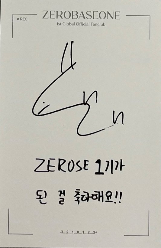 一期會員 明信片  背面