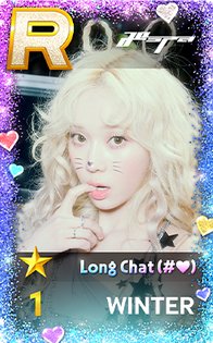 正規一 遊戲卡 Long Chat 夏日冬