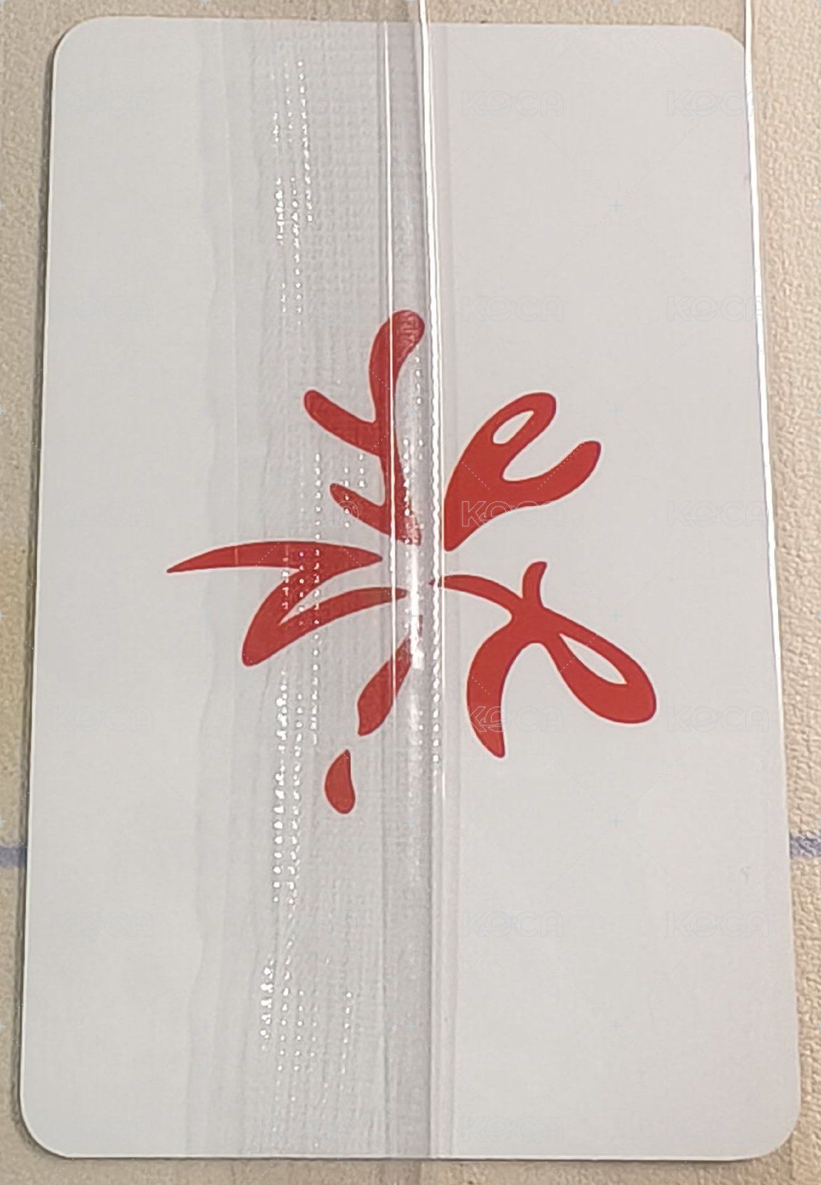 迷三 k4 簽售卡  背面