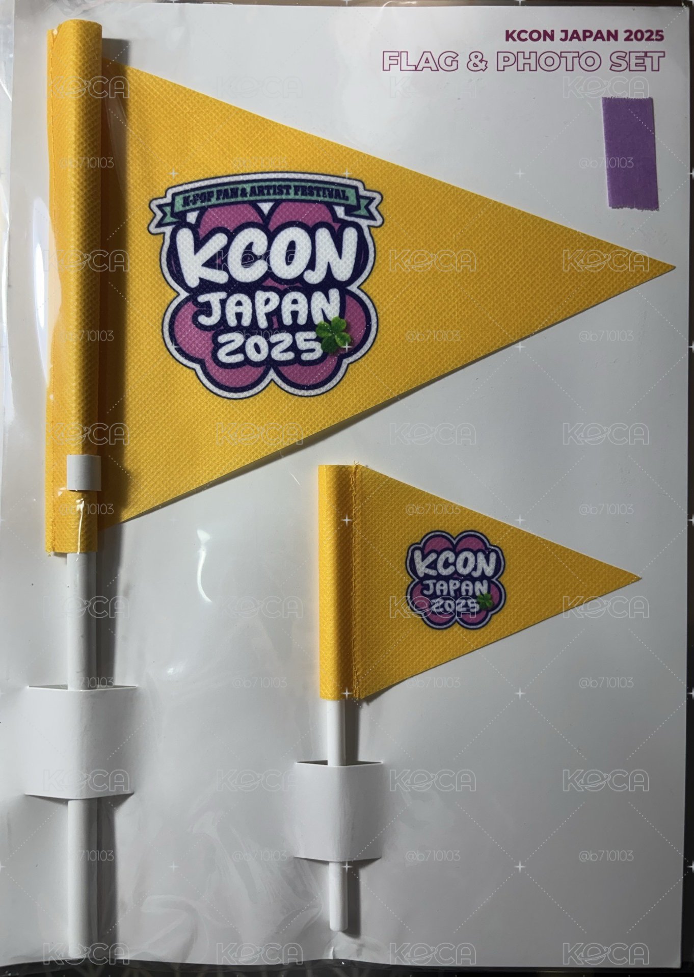 2025 KCON JAPAN 旗子組（不含照片）