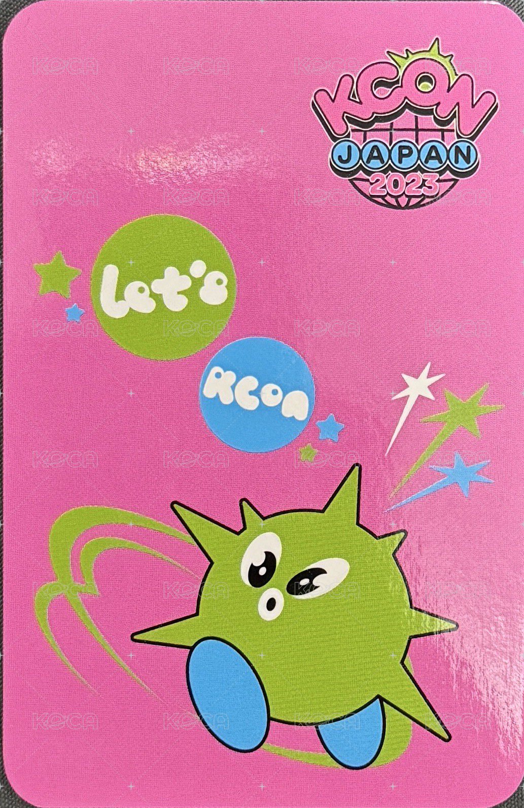 SHOOTING STAR 周邊卡 pb卡 背面