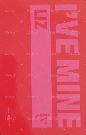I'VE MINE mmt 1.0 簽售卡  背面