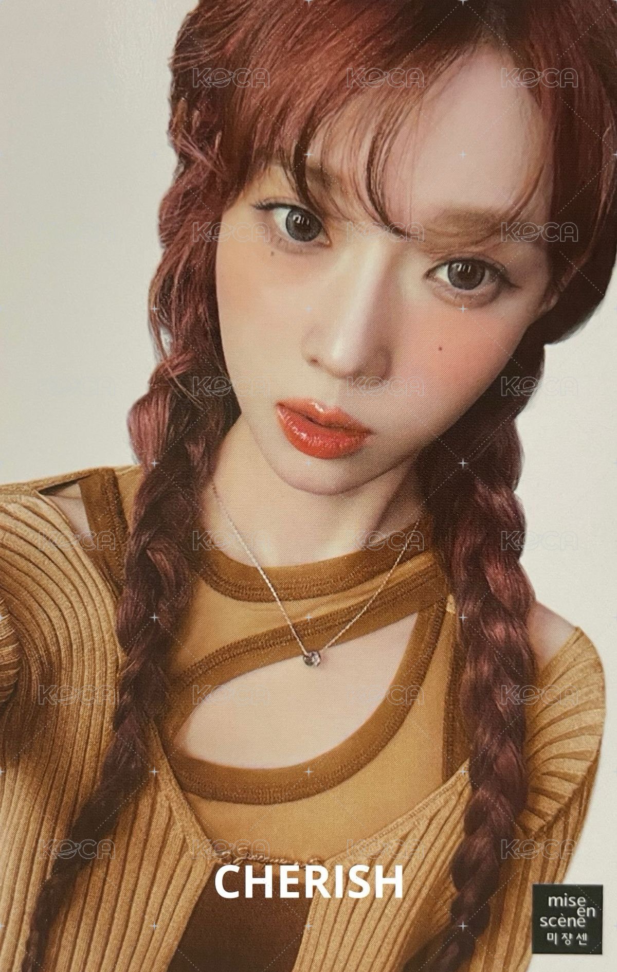 代言卡 媚尚萱染髮劑2.0冬 正面